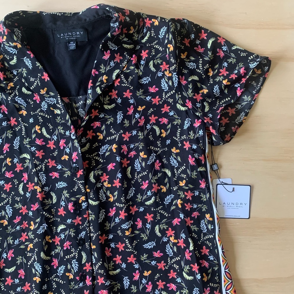 Laundry By Shelli Segal Floral Blouse - Picture 9 of 9